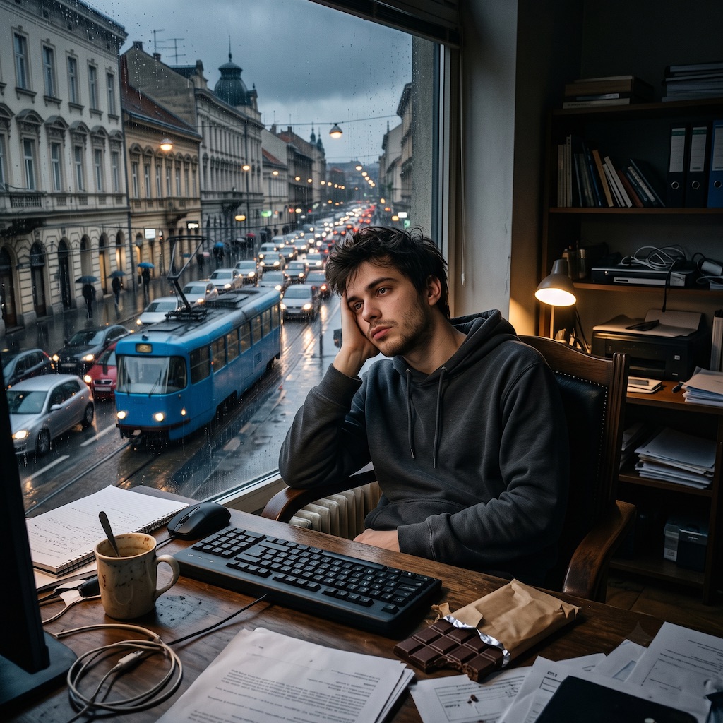Moving to Zagreb: Peak Inactivity