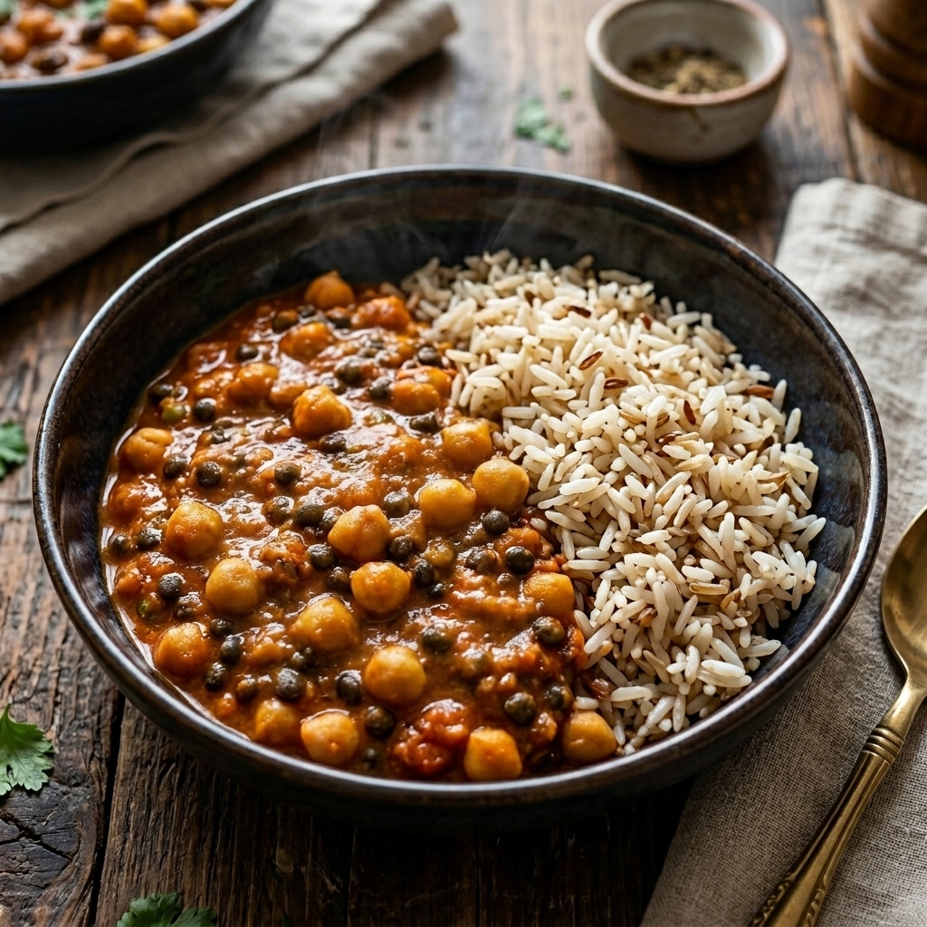Slow cooker vegan tikka masala