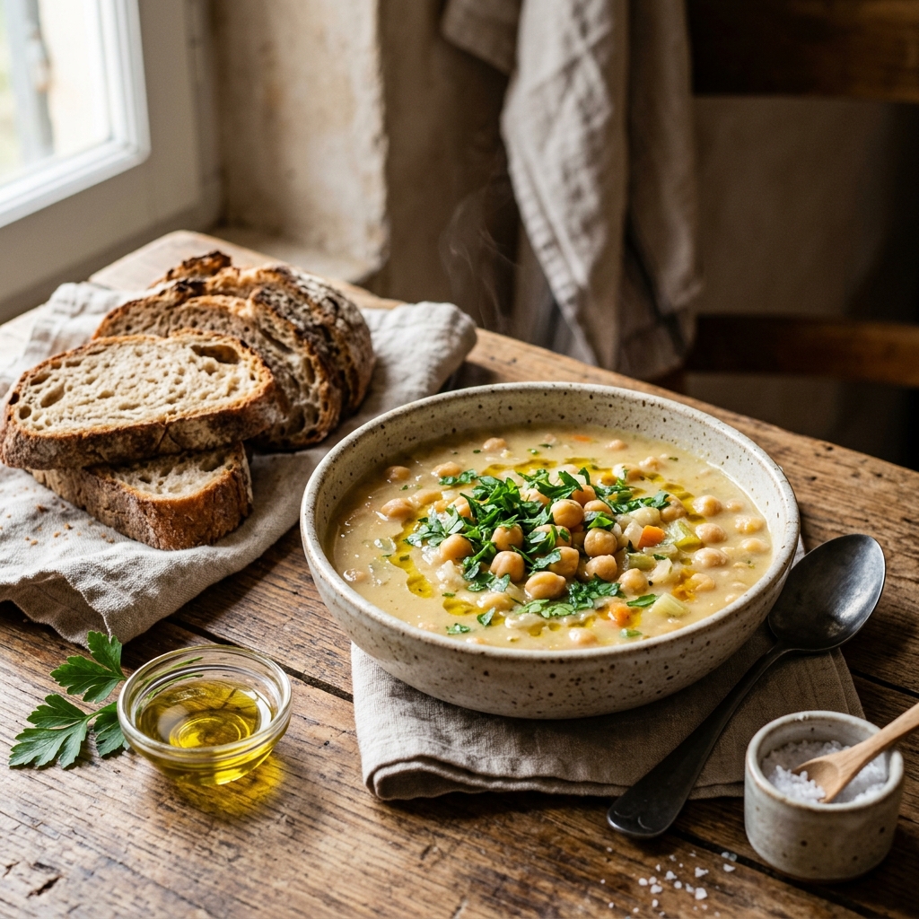 Traditional Stovetop Greek Revithia